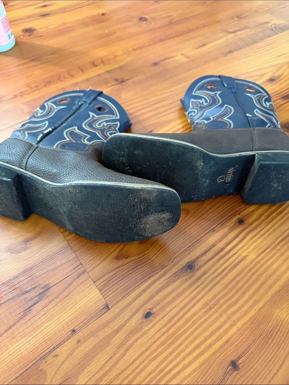 Kids Two-Tone Western Boots